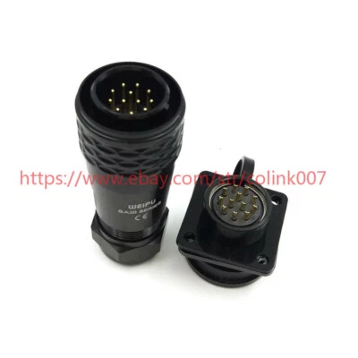 SA20 12 pin waterproof connectors,aviation bulkhead cable connector plug socket - Image 1 of 4