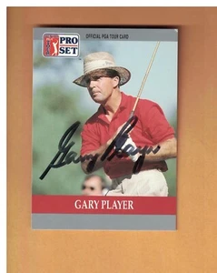 GARY PLAYER Autographed 1990 PRO SET GOLF CARD SIGNED - Picture 1 of 1