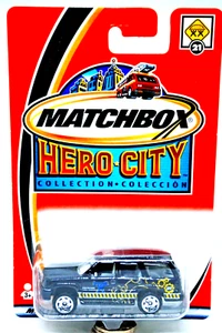 Matchbox HERO-CITY SuperFast no: 21 Black CADILLAC ESCALADE Service Car MOC - Picture 1 of 6