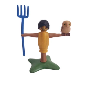 Playmobil Garden Scarecrow With Owl And Fork - Picture 1 of 11