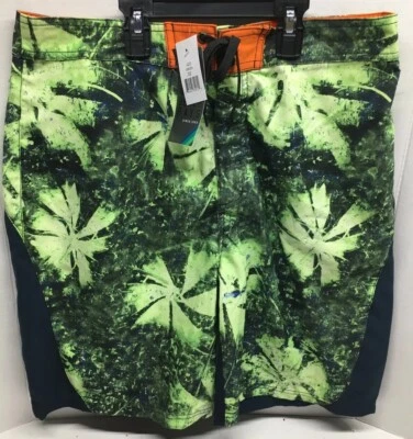 Traje de baño Beach Rays para hombre cintura 32” azul y verde baúles cremallera bolsillo Caribbean Joe nuevo con etiquetas Foto 1 de 4