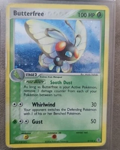 2004 Pokemon EX Fire Red Leaf Green Butterfree Reverse Holo - Picture 1 of 2