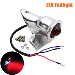 Motorcycle LED Taillight Rear Brake License Plate Lamp For Harley Bobber Chopper - Bild 1 von 7