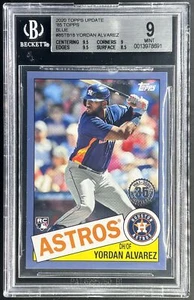 2020 Topps Update '85 Topps Blue Yordan Alvarez #85TB18 BGS 9 - Picture 1 of 2