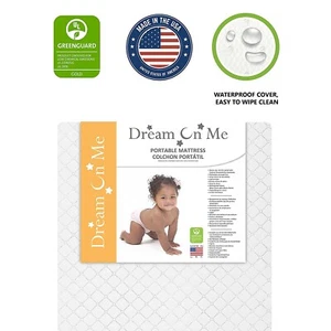 MATTRESS CRIB FOAM TODDLER Bed Baby Waterproof Infant Comfort Sleep Cushion Pad - Picture 1 of 15