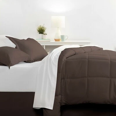Juego de cama Kaycie Gray Basics 8 piezas ultra suave de lujo 8 colores diferentes Foto 1 de 4