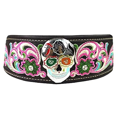 Montana West Sugar Skull Headband, Coffee- NWT - Image 1 of 2