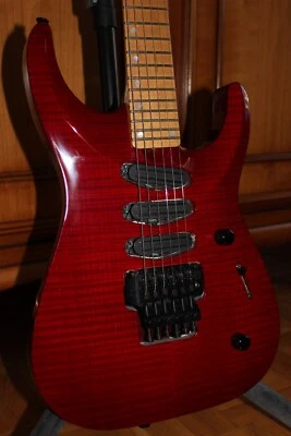 Keith Roscoe Superstrat, Archtop, Flamed Maple Top, Red, Vintage Guitar - Изображение 1 из 4