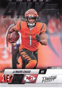 2022 Panini Prestige - Any Given Sunday #15 Ja'Marr Chase - Picture 1 of 2
