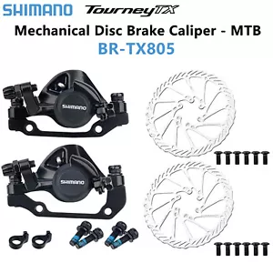 Pinza de freno de disco mecánica Shimano Tourney TX BR TX805 MTB rotor delantero trasero - Imagen 1 de 20