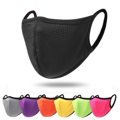 Mesh Dot Breathble Outdoor Riding Running Face Mask for Men Women Face Coverings - Image 1 of 4