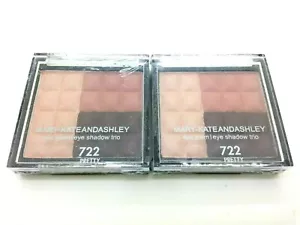 LOT OF 2 Mary-Kate and Ashley Eye Glam Eye Shadow Trio 722 Pretty - Pink Shades - Picture 1 of 7
