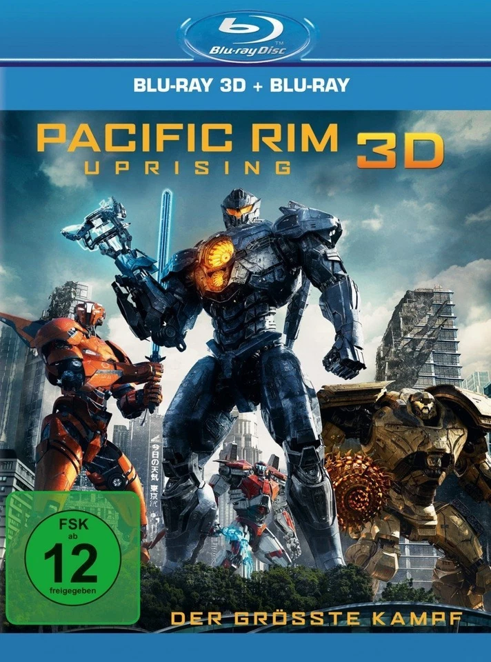 PACIFIC RIM: UPRISING 3D (BLU-RAY 3D+BLU-RAY) - SCOTT EASTWOOD  2 BLU-RAY NEW - Image 1 of 1