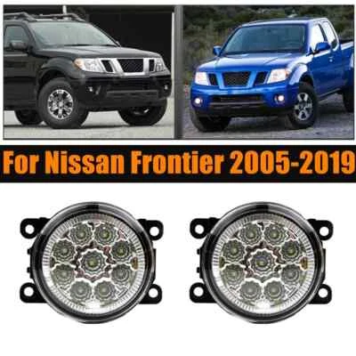 2 luces antiniebla LED para Nissan Frontier Titan Armada Navara 2005-2019 diestro+derecho Foto 1 de 4