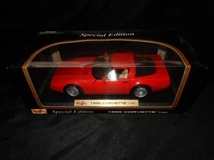 1:18 1996 Chevrolet Corvette in Red Maisto Limited old stock - Picture 1 of 2