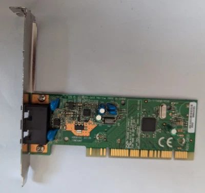 Anatel 1408-03-1675 RD01-D850 56k PCI Modem/Fax Card LP Bracket - Image 1 of 3