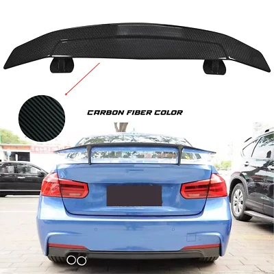 52" Carbon Fiber Spoiler Wing Rear Trunk Wing GT Style For Infiniti G35 M35 G37 - Изображение 1 из 4