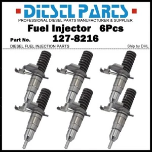 6x Inyector de combustible 127-8216 0R-8682 para Caterpillar 3116 320B 322B 325B 953C 963B - Imagen 1 de 9