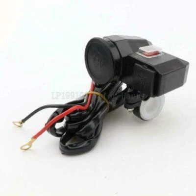 Cargador USB impermeable de 12 V encendedor de cigarrillos para Honda VTX1300 VTX1800 C R S N F Foto 1 de 4