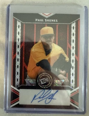 Hoja 2024 “Pase de prensa Authentics” Autógrafo Paul Skenes — Serie numerada 1/4. Foto 1 de 2