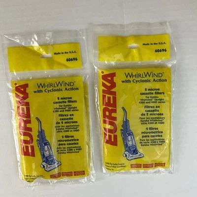 Set of 2 Pkgs Eureka Whirlwind With Cyclonic Action Micron Filters 4 Total 60696 - Image 1 of 4