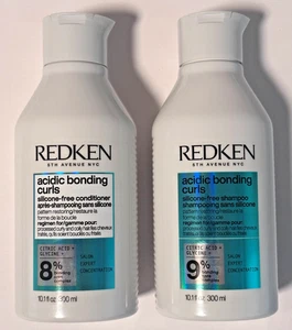Redken Acidic Bonding Curls Shampoo & Conditioner 10.1oz/300ml Set - Brand NEW! - Picture 1 of 24