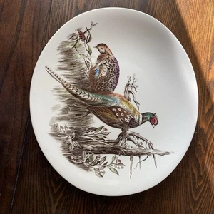 JOHNSON BROS ENGLAND GAME BIRDS 10-3/4" PHEASANT DINNER SERVING PLATE - Picture 1 of 9