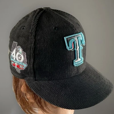 Texas Rangers SZ  7 1/4 MyFitteds Tik Tok Inspired 40th Anniversary Corduroy - Image 1 of 4