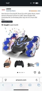 NEW GESTURE SENSİNG RC STUNT CAR WİTH LİGHTS MUSİC, HAND GESTURE REMOTE CONTROL - Picture 1 of 8