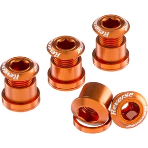 Reverse Chainring Bolt Set, 4pc - Orange - Picture 1 of 1