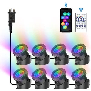 Luci per laghetto, faretti subacquei RGB alimentati a rete, luce per laghetto acquario - Foto 1 di 5