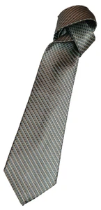 Nueva corbata a cuadros Croft & Barrow $35 gris multicolor 100 % seda Qte_F - Imagen 1 de 3