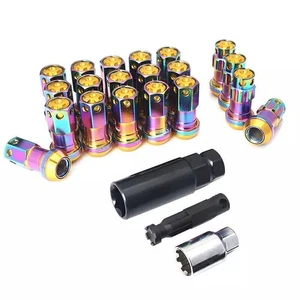Tuercas de rueda pesadas de extremo cerrado compuesto Max Guard Racing 20 piezas M12X1,25 mm - Imagen 1 de 22