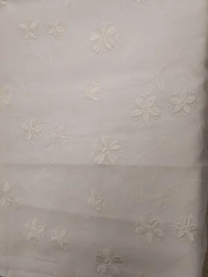 Embroidered Organza Fabric - Image 1 of 4
