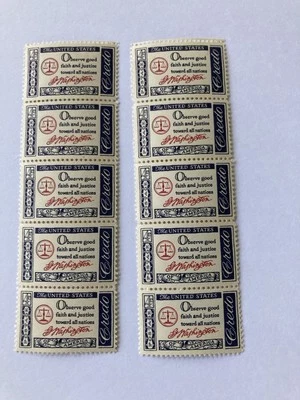 US Stamp Scott #1141, American Credo Issue, 4c,  Ten Stamps,  MNH - Image 1 of 2