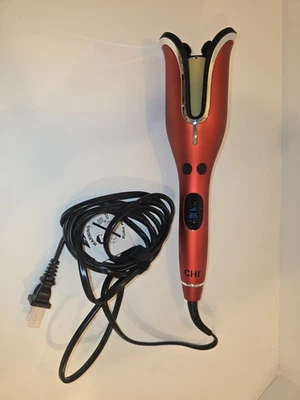 CHI Spin N Curl Ruby Red Ceramic Rotating Curler 1 Inch Never Used - Image 1 of 3