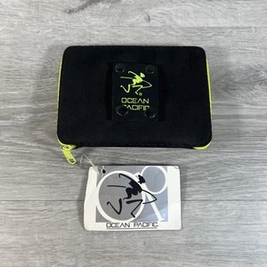Ocean Pacific Foam Zip Wallet Men's Black Vintage Retro Surfing - Picture 1 of 5