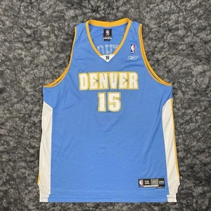 Reebok Denver Nuggets Carmelo Anthony #15 Jersey Mens Size 3XL Throwback NBA - Picture 1 of 15