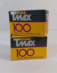Two Kodak TMAX 100 B&W TMX 135-36 Exp. 5/1998 8/2000 - NEW - Picture 1 of 2