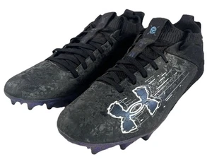 Under Armour Blur 2 MC Wildleder schwarz Stollen Herren Größe 8 3027978-001 gebraucht, in einwandfreiem Zustand - Bild 1 von 11