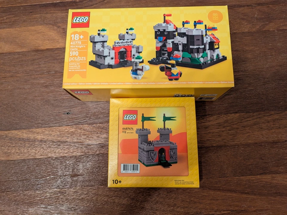 lego 40775 y 6487474 Mini Castillo Caballero ambos juegos. Foto 1 de 4