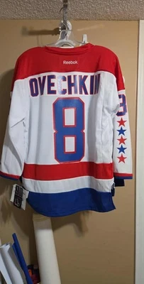 Camiseta de hockey Reebok Washington Capitals BLANCA para niño grande/X-grande Foto 1 de 3