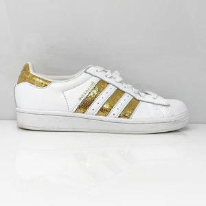 Adidas Womens Superstar G55658 White Casual Shoes Sneakers Size 8.5 - Picture 1 of 12