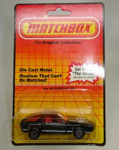 Matchbox Superfast Nr. 59D Porsche 928 schwarz in Blisterpackung - Picture 1 of 6