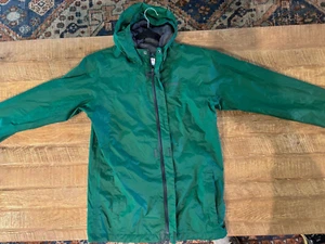 Columbia Sportswear Green Hooded Rain Coat Kids Size XL (18/20) - Picture 1 of 8
