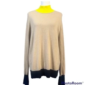 Maglione Rag & Bone JEAN Rhea colore bloccato lana-cashmere taglia M donna - Foto 1 di 5