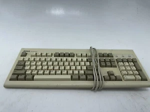Tastiera computer vintage Dell QuietKey PS/2 beige SK-8000 PC cablata - Foto 1 di 8