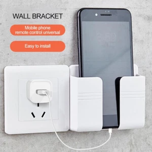 Phone Charging Holder Bracket Wall Mount Stand Adhesive Bedside Phone Chargin_Y2 - Zdjęcie 1 z 13