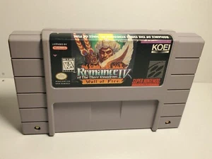 Romance IV Wall of Fire Super Nintendo SNES 1995 Authentic Original Cart! - Picture 1 of 3