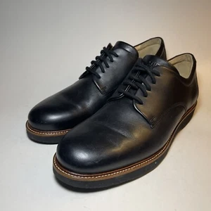 Zapato de vestir Samuel Hubbard para hombre 9 M de cuero negro 'Fundador' suelas Vibram confort - Imagen 1 de 8